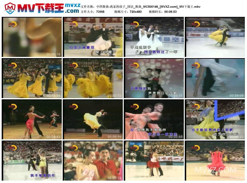 中四舞曲-离家的孩子_国语_舞曲_MC500146